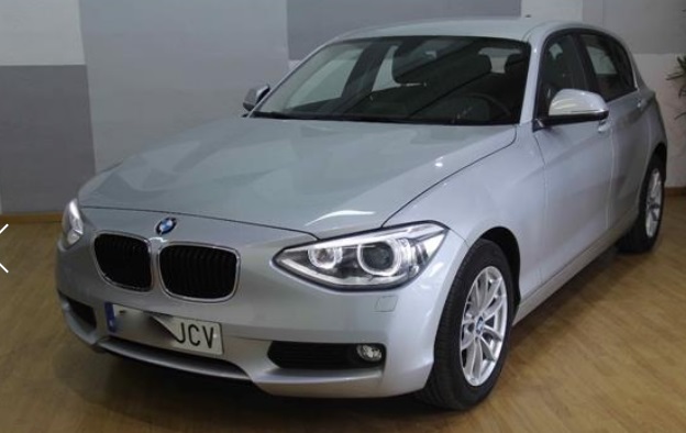 Left hand drive BMW 1 SERIES 118D SPANISH REGISTERED